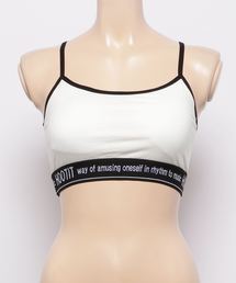 WEGO/カップインロゴスポーツブラ