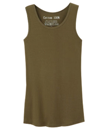 レディースのタンクトップ グリーン カーキ 緑色系 ボーダー柄 ファッション通販 Zozotown