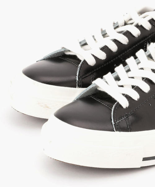 CONVERSE(コンバース)の「<CONVERSE(コンバース)>ONE STAR MADE IN JAPAN レザースニーカー ◆(スニーカー・レディース・ブラック/レッド/その他1・25cm/24.5cm/24cm/23.5cm/23cm)」の8枚目の写真