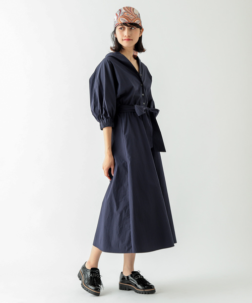 Mystic ミスティック の ボリュームシャツワンピース ワンピース Wear