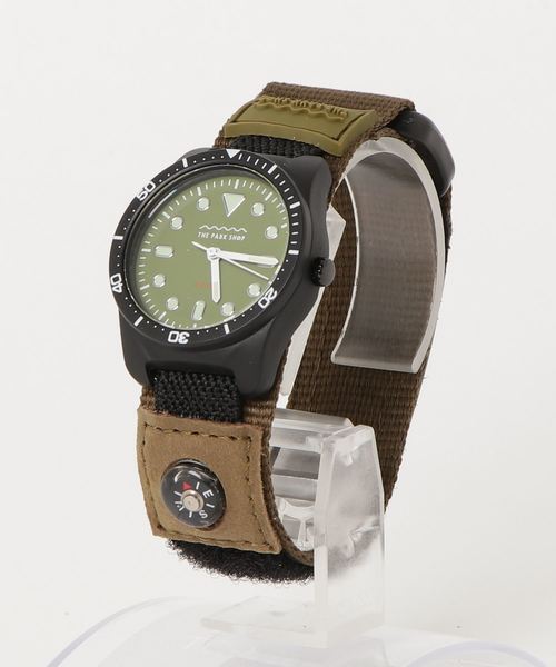 THE PARK SHOP(ザパークショップ)の「【THE PARK SHOP】パークショップ diverboy watch(腕時計)」|オリーブ