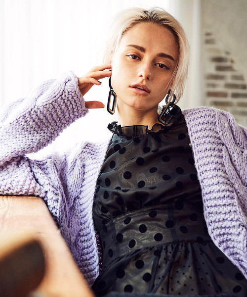 The Virgnia(ザ ヴァージニア)の「フロッキードットマキシワンピース(ワンピース・レディース・ブラック/グリーン/ボルドー・38/36)」の16枚目の写真