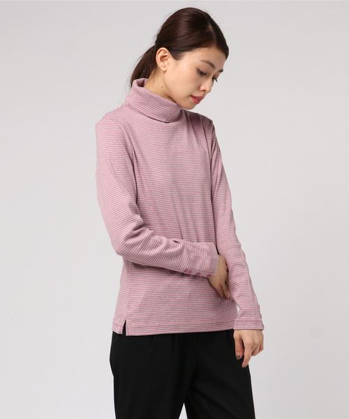 McGREGOR（マックレガー）の「フライスピーチボーダーカットソー（Tシャツ/カットソー・レディース・グレー/レッド/ピンク/アイボリー/グリーン系その他・M/L）」の5枚目の写真