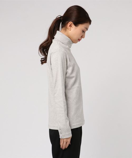 McGREGOR（マックレガー）の「フライスピーチボーダーカットソー（Tシャツ/カットソー・レディース・グレー/レッド/ピンク/アイボリー/グリーン系その他・M/L）」の7枚目の写真