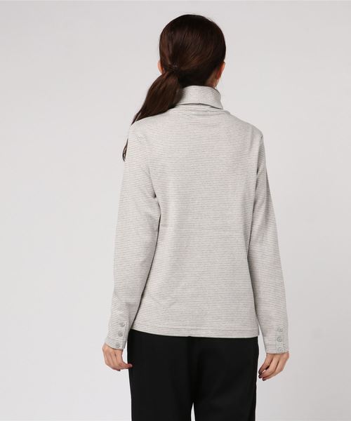 McGREGOR（マックレガー）の「フライスピーチボーダーカットソー（Tシャツ/カットソー・レディース・グレー/レッド/ピンク/アイボリー/グリーン系その他・M/L）」の6枚目の写真