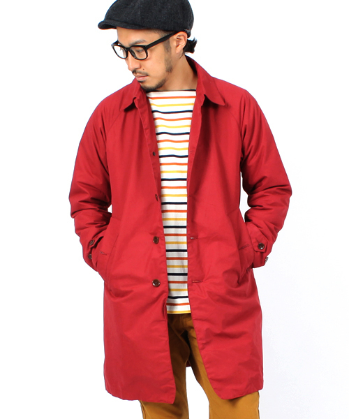 BEAMS(ビームス)の「◎□BEAMS / ダウンライナーステンカラー(ステンカラーコート・メンズ・レッド/ネイビー/ベージュ・SMALL/MEDIUM/LARGE/X-LARGE)」の1枚目の写真