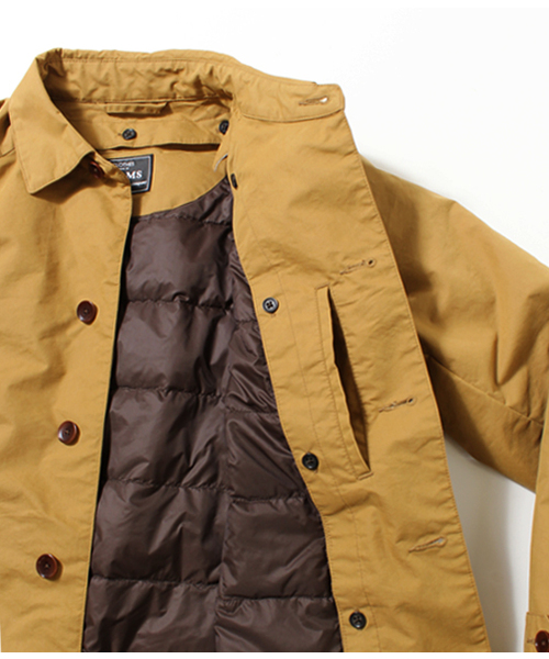 BEAMS(ビームス)の「◎□BEAMS / ダウンライナーステンカラー(ステンカラーコート・メンズ・レッド/ネイビー/ベージュ・SMALL/MEDIUM/LARGE/X-LARGE)」の13枚目の写真