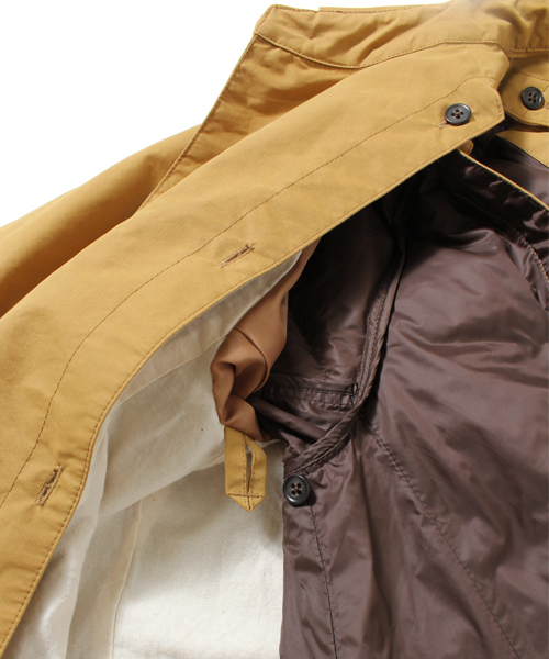 BEAMS(ビームス)の「◎□BEAMS / ダウンライナーステンカラー(ステンカラーコート・メンズ・レッド/ネイビー/ベージュ・SMALL/MEDIUM/LARGE/X-LARGE)」の15枚目の写真