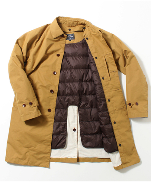 BEAMS(ビームス)の「◎□BEAMS / ダウンライナーステンカラー(ステンカラーコート・メンズ・レッド/ネイビー/ベージュ・SMALL/MEDIUM/LARGE/X-LARGE)」の16枚目の写真