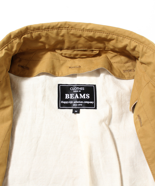 BEAMS(ビームス)の「◎□BEAMS / ダウンライナーステンカラー(ステンカラーコート・メンズ・レッド/ネイビー/ベージュ・SMALL/MEDIUM/LARGE/X-LARGE)」の17枚目の写真