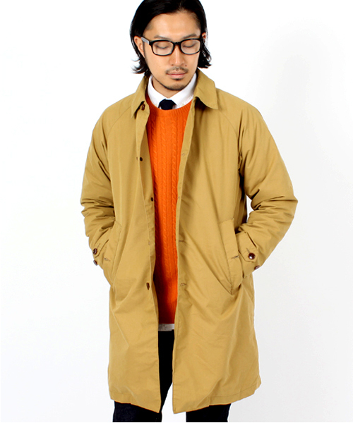 BEAMS(ビームス)の「◎□BEAMS / ダウンライナーステンカラー(ステンカラーコート・メンズ・レッド/ネイビー/ベージュ・SMALL/MEDIUM/LARGE/X-LARGE)」の4枚目の写真