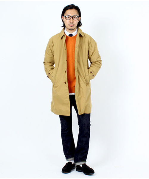 BEAMS(ビームス)の「◎□BEAMS / ダウンライナーステンカラー(ステンカラーコート・メンズ・レッド/ネイビー/ベージュ・SMALL/MEDIUM/LARGE/X-LARGE)」の22枚目の写真