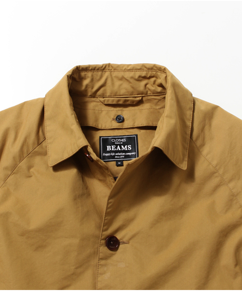 BEAMS(ビームス)の「◎□BEAMS / ダウンライナーステンカラー(ステンカラーコート・メンズ・レッド/ネイビー/ベージュ・SMALL/MEDIUM/LARGE/X-LARGE)」の12枚目の写真