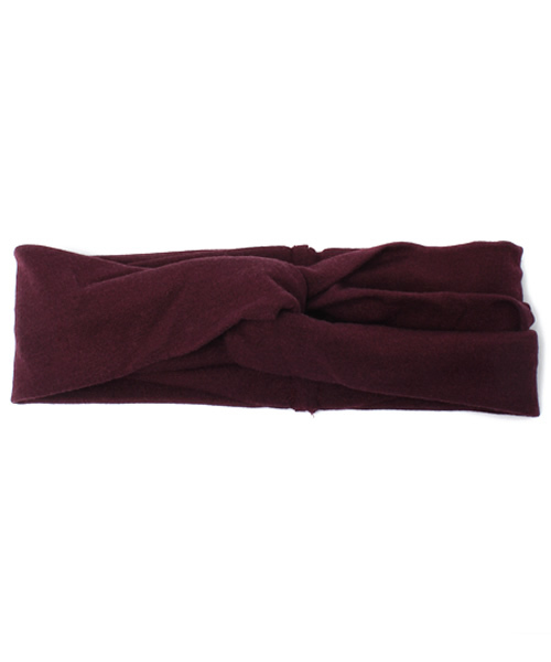 ROSE BUD（ローズバッド）の「LR-13257 TWIST TURBAN（ヘアバンド・レディース・ネイビー/グレー系その他/バーガンディー/ブラック・ONE SIZE）」の6枚目の写真
