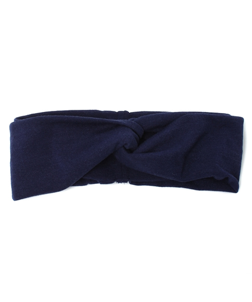 ROSE BUD（ローズバッド）の「LR-13257 TWIST TURBAN（ヘアバンド・レディース・ネイビー/グレー系その他/バーガンディー/ブラック・ONE SIZE）」の4枚目の写真