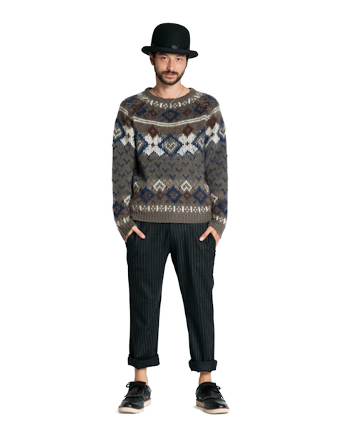 glamb(グラム)の「Floyd check sneakers(スニーカー・メンズ・ブラック/ブラウン/キャメル・1/2/3/4)」の9枚目の写真