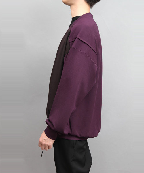 ato(アトウ)の「PEARL KNIT CARDIGAN(カーディガン/ボレロ・メンズ・ブラック/パープル・46/48)」の11枚目の写真