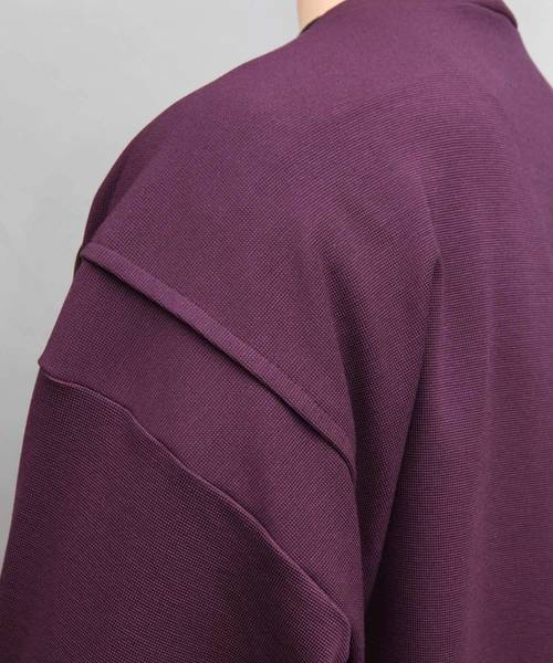ato(アトウ)の「PEARL KNIT CARDIGAN(カーディガン/ボレロ・メンズ・ブラック/パープル・46/48)」の13枚目の写真