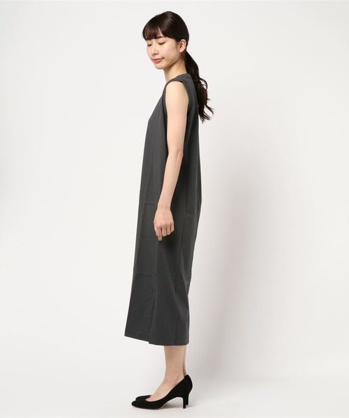 LOWRYS FARM(ローリーズファーム)の「USAコットンワンピースノースリーブ 819829(ワンピース・レディース・ベージュ/チャコールグレー/オフホワイト/ブラウン/ブラック・FREE)」の10枚目の写真