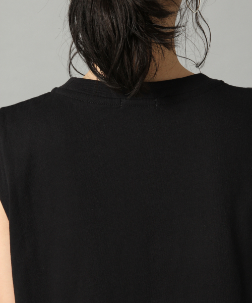 LOWRYS FARM(ローリーズファーム)の「USAコットンワンピースノースリーブ 819829(ワンピース・レディース・ベージュ/チャコールグレー/オフホワイト/ブラウン/ブラック・FREE)」の16枚目の写真