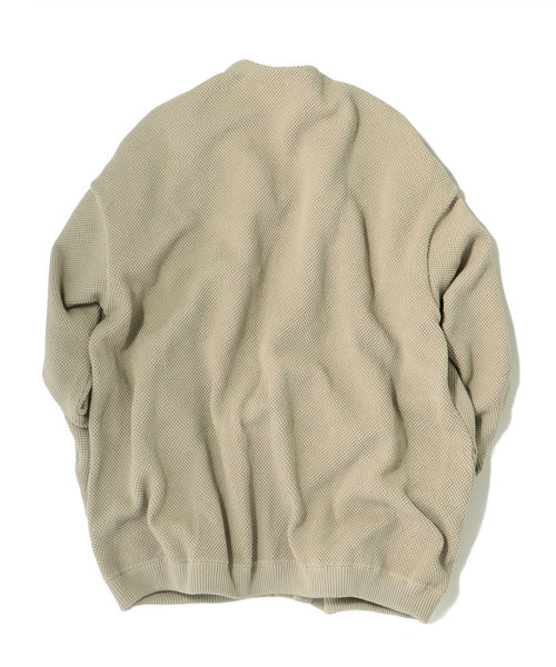 crepuscule（クレプスキュール）の「crepuscule: 【エクスクルーシブ】 Vネック カーディガン（カーディガン/ボレロ・メンズ・ベージュ/カーキ・1/2）」の9枚目の写真