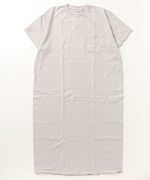 Goodwear(Since1983)（グッドウェア）の「【MADE IN USA】S/S POCKET ONEPIECE LONG / ショートスリーブポケット ワンピース ロング（ワンピース・レディース・ダークオリーブ/ベージュ/ヘザーグレー/ブラウン/ブラック系その他/ピンク系その他/ホワイト/グレイッシュベージュ/ブルー系その他/ナチュラル/グレー系その他/オリーブ/レッド/ライトグリーン/チャコールグレー/ライトイエロー/ブラウン系その他/コバルトブルー/グリーン/スモークピンク/ブラック/ブルー系その他3/グリーン系その他/パープル系その他/オレンジ系その他/カーキ系1/モスグリーン/コーラルピンク/オレンジ系その他2/ブラウン系その他2/グレー系その他3/ネイビー/レッド系その他/クリーム/オレンジ系その他3/ライトグリーン系1・MEDIUM/LARGE）」の7枚目の写真