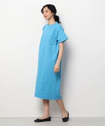 【MADE IN USA】S/S POCKET ONEPIECE LONG / ショートスリーブポケット ワンピース ロング