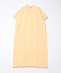 【MADE IN USA】S/S POCKET ONEPIECE LONG / ショートスリーブポケット ワンピース ロング