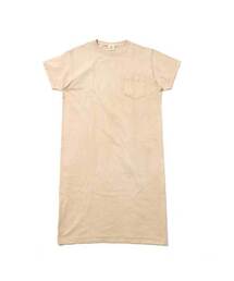 【MADE IN USA】S/S POCKET ONEPIECE LONG / ショートスリーブポケット ワンピース ロング