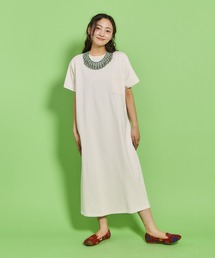 【MADE IN USA】S/S POCKET ONEPIECE LONG / ショートスリーブポケット ワンピース ロング