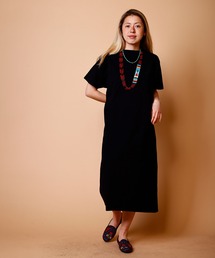 【MADE IN USA】S/S POCKET ONEPIECE LONG / ショートスリーブポケット ワンピース ロング