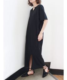 Ungrid | ネックカットスリットワンピース(ワンピース)