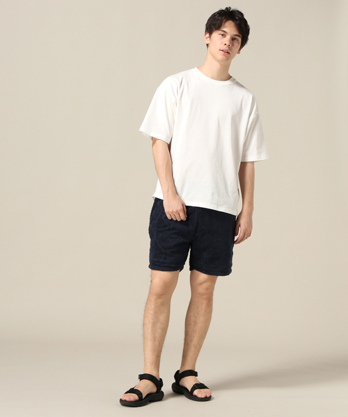 journal standard Furniture （ジャーナルスタンダードファニチャー）の「RR Pile JQ リバーシブルショーツ（その他パンツ・レディース・ネイビー/キャメル・SMALL/MEDIUM）」の19枚目の写真