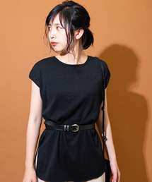 Aunt Marie's | AUNT MARIE'S リングスナップ2wayリブTOPS(Tシャツ/カットソー)