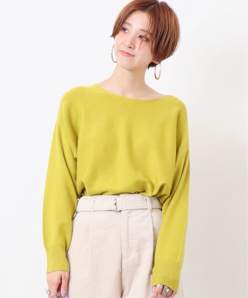 B.C STOCK（ベーセーストック）の「発熱モチモチプルオーバー◆（ニット/セーター・レディース・ホワイト/ブラック/レッド/イエロー/キャメル/ベージュ/グリーン・FREE）」の6枚目の写真