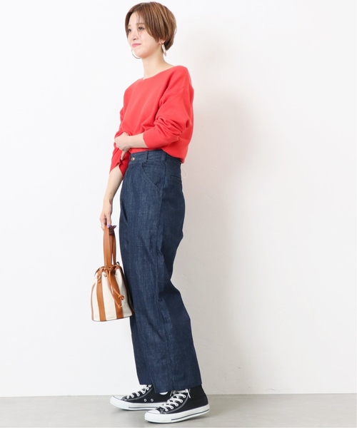 B.C STOCK（ベーセーストック）の「発熱モチモチプルオーバー◆（ニット/セーター・レディース・ホワイト/ブラック/レッド/イエロー/キャメル/ベージュ/グリーン・FREE）」の10枚目の写真