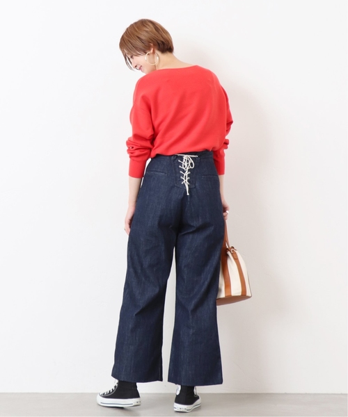 B.C STOCK（ベーセーストック）の「発熱モチモチプルオーバー◆（ニット/セーター・レディース・ホワイト/ブラック/レッド/イエロー/キャメル/ベージュ/グリーン・FREE）」の22枚目の写真