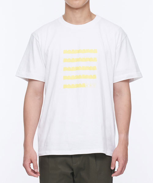 COP（シーオーピー）の「紀念品JNP(JNP by plain-me) ボーダー柄Tシャツ（Tシャツ/カットソー・メンズ・ホワイト/ブラック/レッド・MEDIUM/LARGE/X-LARGE）」の2枚目の写真