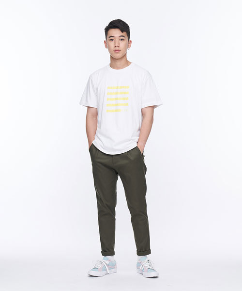 COP（シーオーピー）の「紀念品JNP(JNP by plain-me) ボーダー柄Tシャツ（Tシャツ/カットソー・メンズ・ホワイト/ブラック/レッド・MEDIUM/LARGE/X-LARGE）」の4枚目の写真