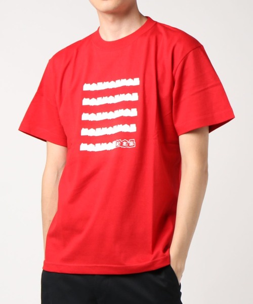 COP（シーオーピー）の「紀念品JNP(JNP by plain-me) ボーダー柄Tシャツ（Tシャツ/カットソー・メンズ・ホワイト/ブラック/レッド・MEDIUM/LARGE/X-LARGE）」の11枚目の写真