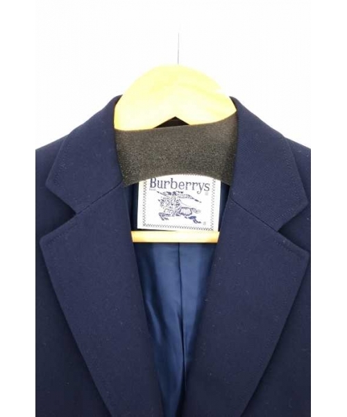 美品✨90's バーバリー 紺ブレ テーラードジャケット 金ボタン 白タグ Burberrys(バーバリーズ) 90's金ボタン紺ブレザー/紺ブレ/ダブル