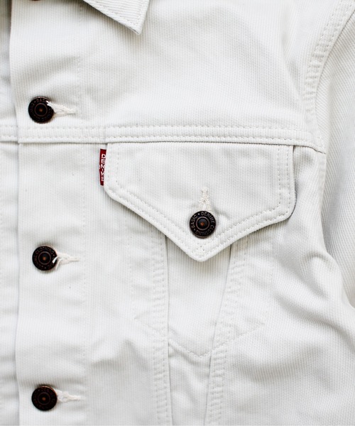 Denime(ドゥニーム)の「PIQUE 3RD TYPE(ブルゾン・メンズ・オフホワイト/ダークグレー・SMALL/MEDIUM/LARGE/X-LARGE)」の9枚目の写真