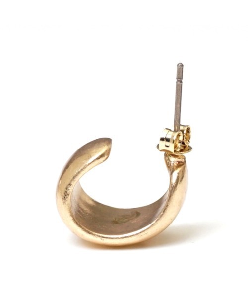 flower（フラワー）の「カービーフープピアス（ピアス（片耳用）・レディース・シルバー/ゴールド・FREE）」の10枚目の写真