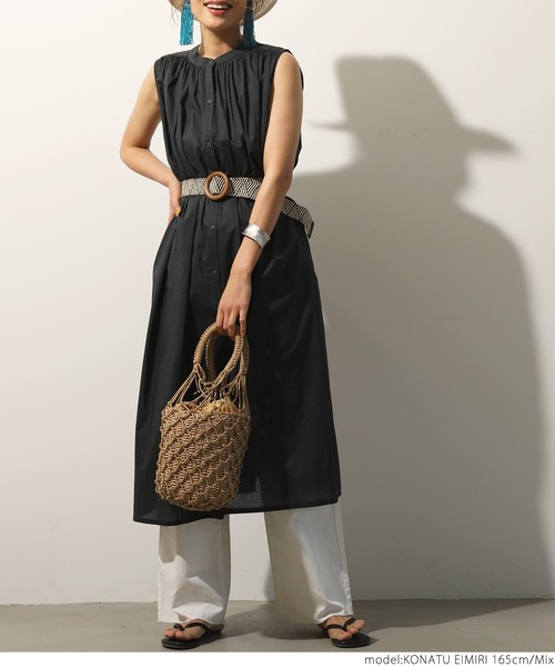 coca（coca）（コカ）の「ミックス柄ベルト（ベルト・レディース・ホワイト×ブラック・ONE SIZE）」の5枚目の写真