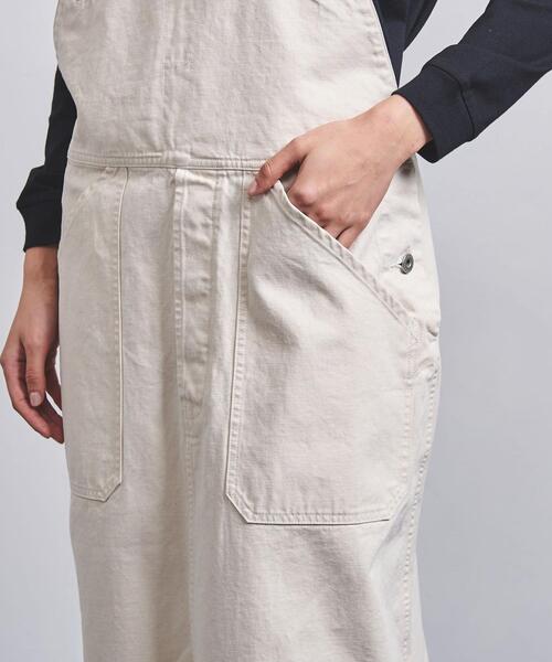 DANTON（ダントン）の「＜DANTON（ダントン）＞オーバーオールスカート†（ジャンパースカート・レディース・ナチュラル/ブラック・FREE）」の14枚目の写真