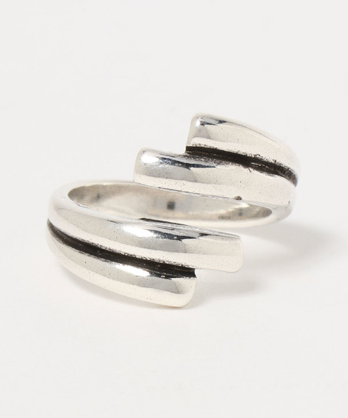 Fun & Daily（ファンアンドデイリー）の「F&D : ツインラインリング（リング・レディース・シルバー・FREE）」の3枚目の写真