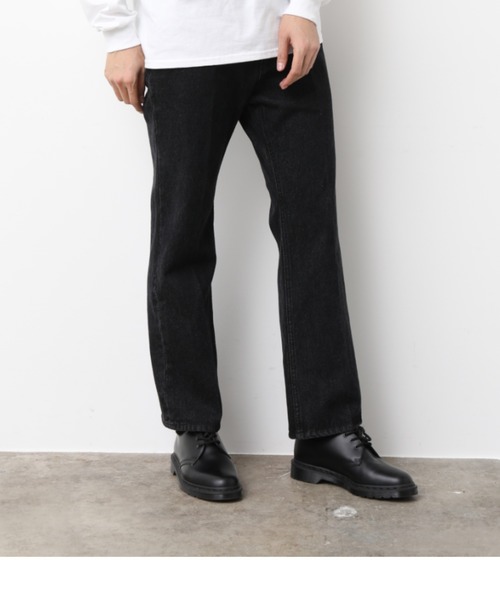 JUNRED（ジュンレッド）の「【WEB別注アイテム】デニムフレアパンツ（デニムパンツ・メンズ・ブラック/ネイビー・S/M/L）」の13枚目の写真