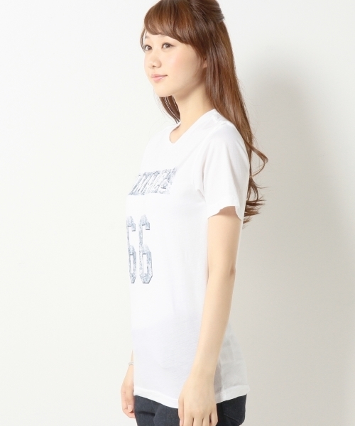 Jewel Changes（ジュエルチェンジズ）の「rxmance×JC 66 TEE WHT / ロマンス / コラボレーション（Tシャツ/カットソー・レディース・ホワイト・フリー）」の3枚目の写真