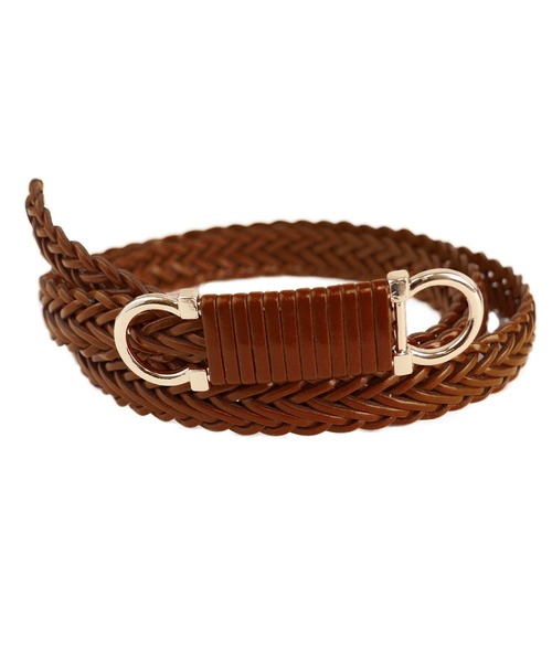 Monocoro toppi(モノコロトッピ)の「バックルベルト(ベルト・レディース・ブラック/ベージュ/ブラウン/レッド/キャメル・フリー)」の1枚目の写真