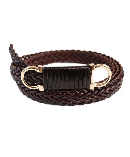 Monocoro toppi(モノコロトッピ)の「バックルベルト(ベルト・レディース・ブラック/ベージュ/ブラウン/レッド/キャメル・フリー)」の3枚目の写真